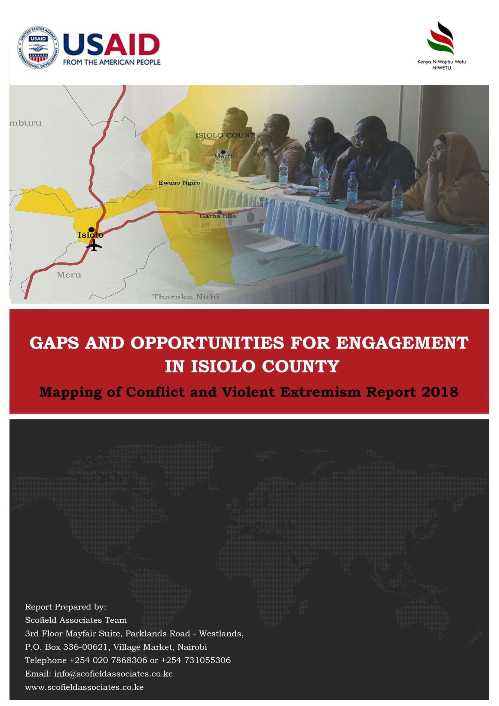 Gaps and Opportunities for CVE engagement in Isiolo report cover